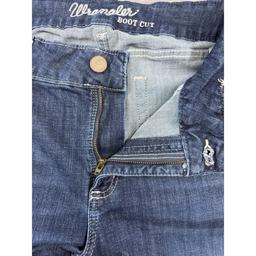 Wrangler Jeans Women's Size 15\34 Bootcut 09MWZDO Western Chore Work Preppy